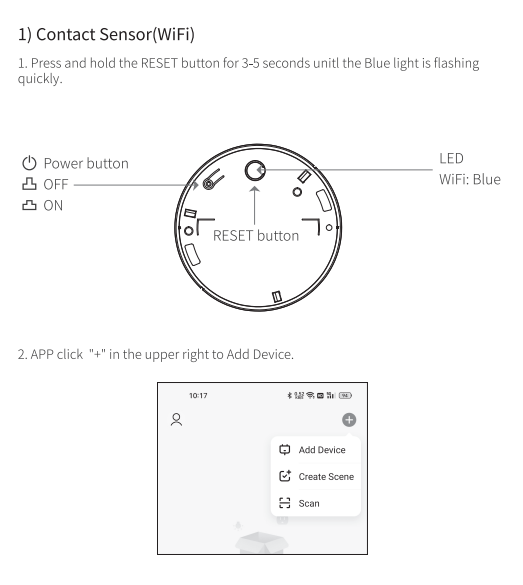 contact wifi smoke detector